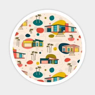 Mid Century Modern Architecture Magnet